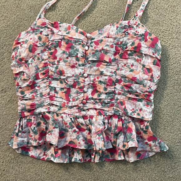 Foral crop top - Picture 3 of 7